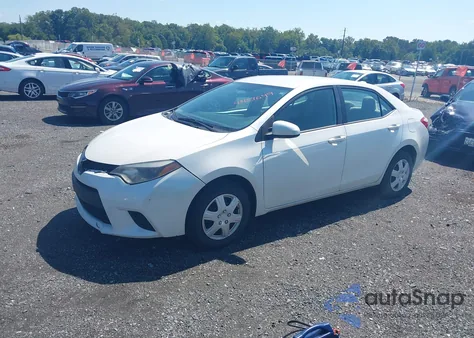 2014 Toyota Corolla Le Eco из США, поврежденный, VIN 5YFBPRHEXEP163583